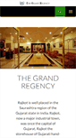 Mobile Screenshot of hotelthegrandregencyrajkot.com